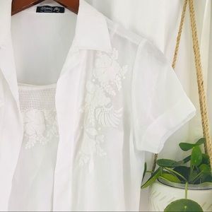 Airy 2 piece linen shirt